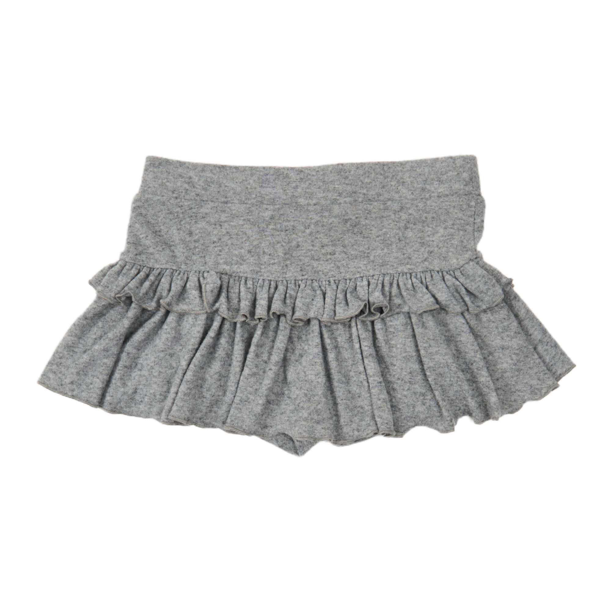 GG Grey Mini Flared Skirt