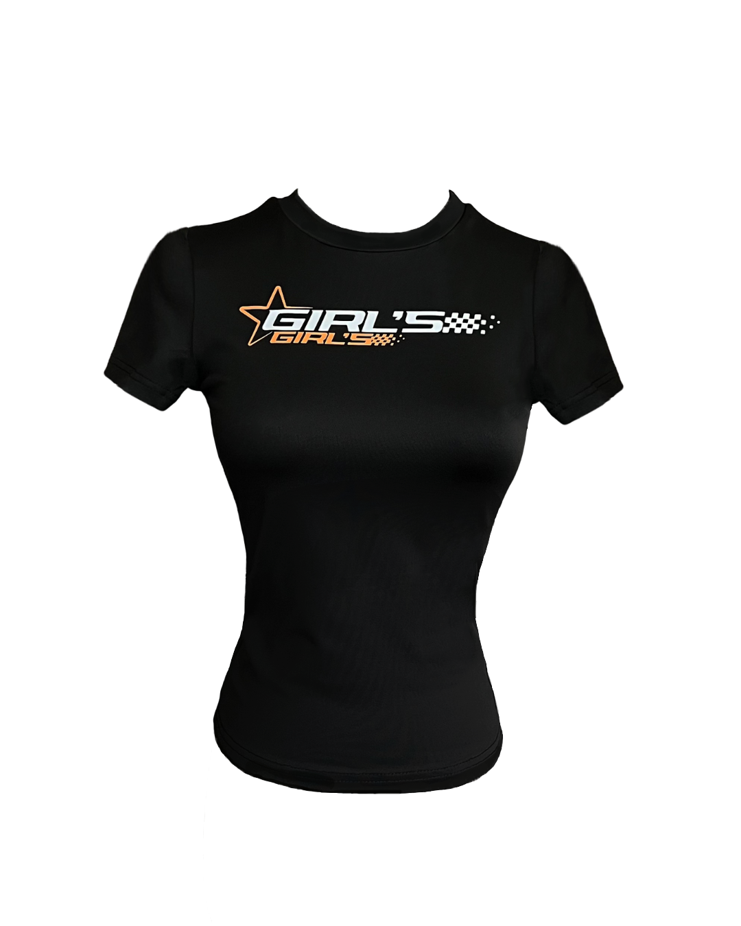 Girl'sGirl Black Track Star Tee