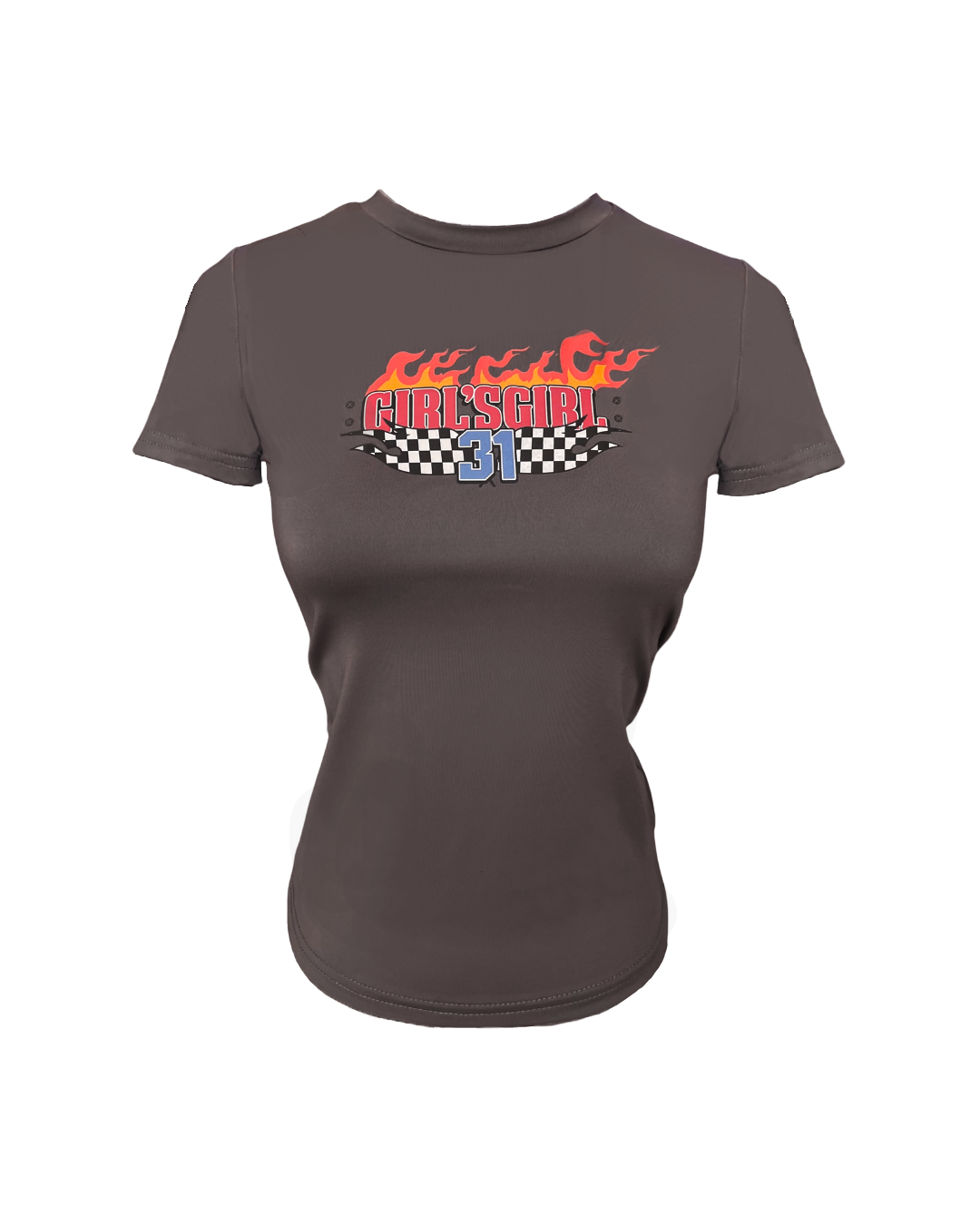 Girl'sGirl Grey Hot Zone Tee