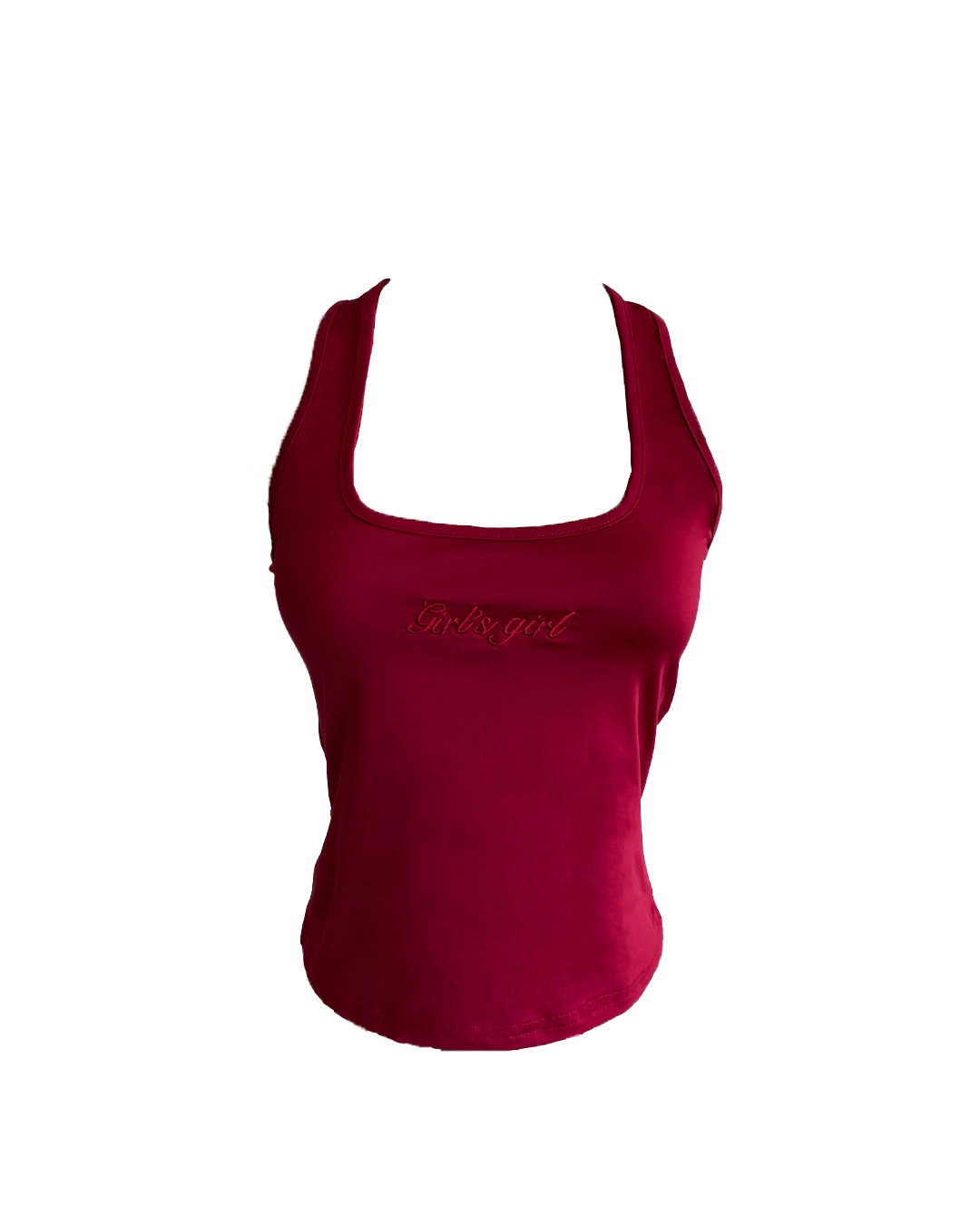 Girl'sGirl Red Basic Tank Top