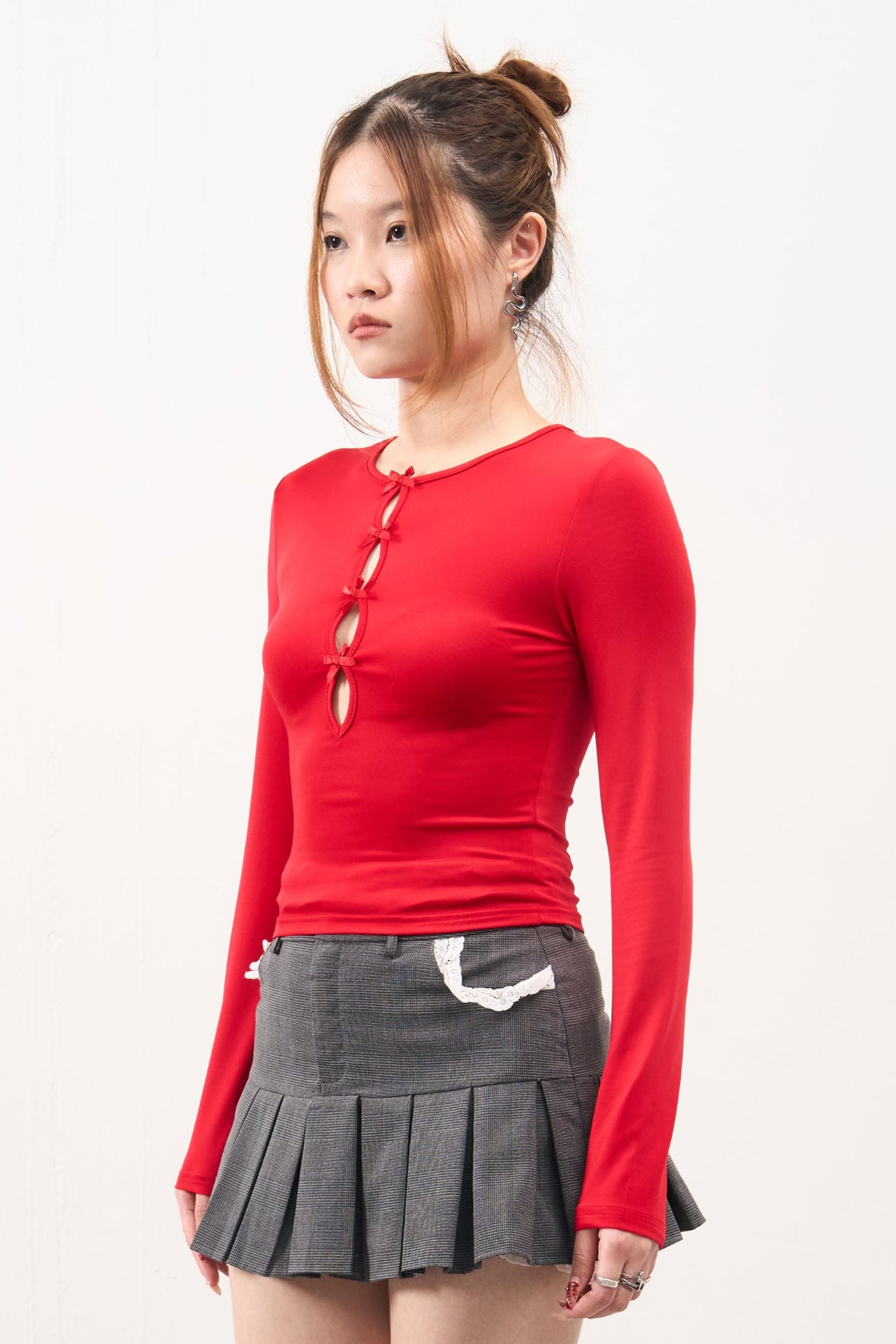 GG CNY Chinese Bow Style Long Sleeve