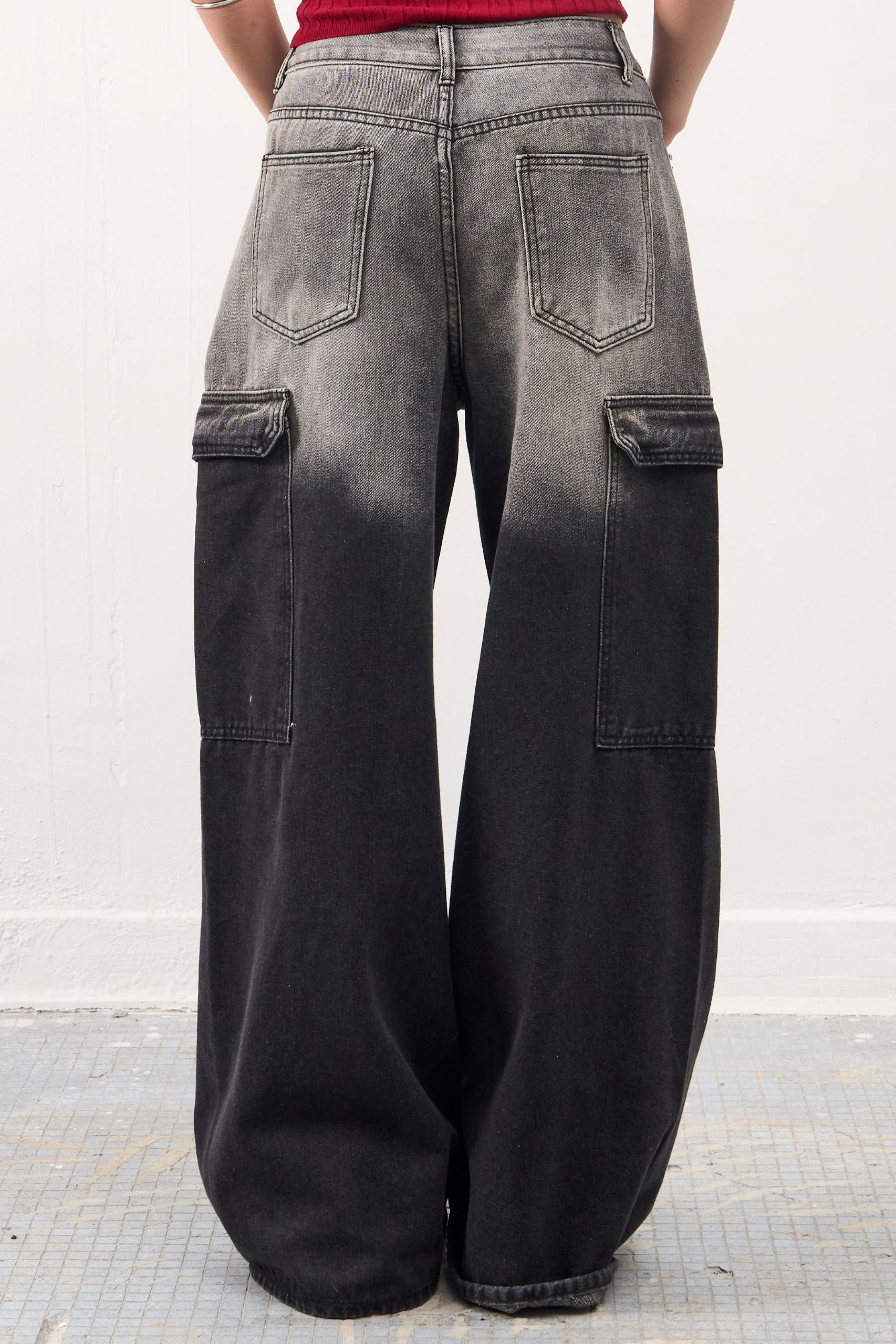 GG Black Baggy Pants