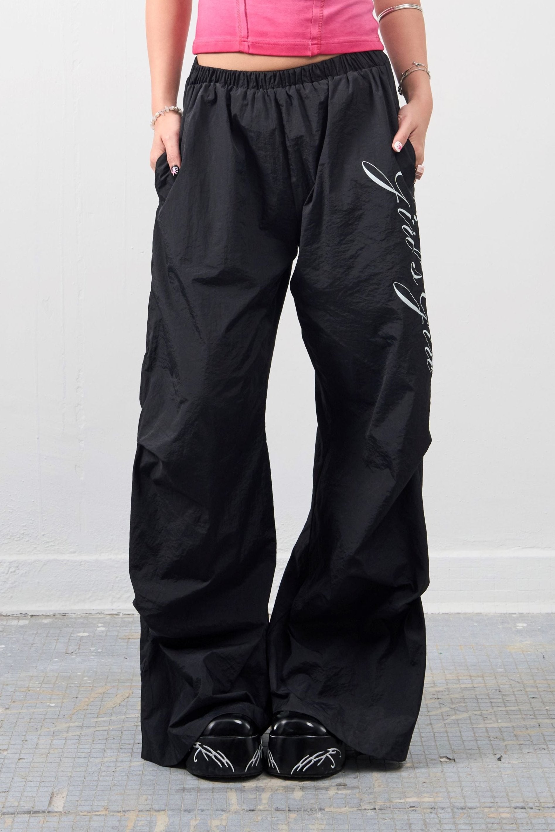 Girl'sGirl Classic Black Baggy pants