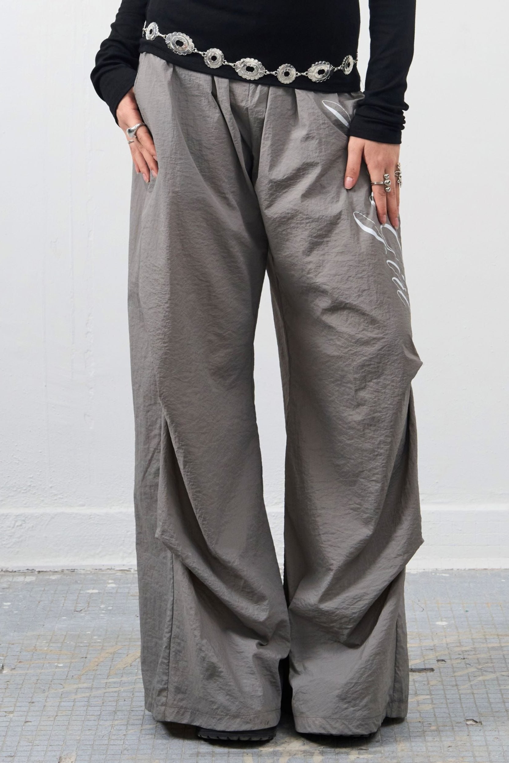 Girl'sGirl Smoke Grey Baggy Pants