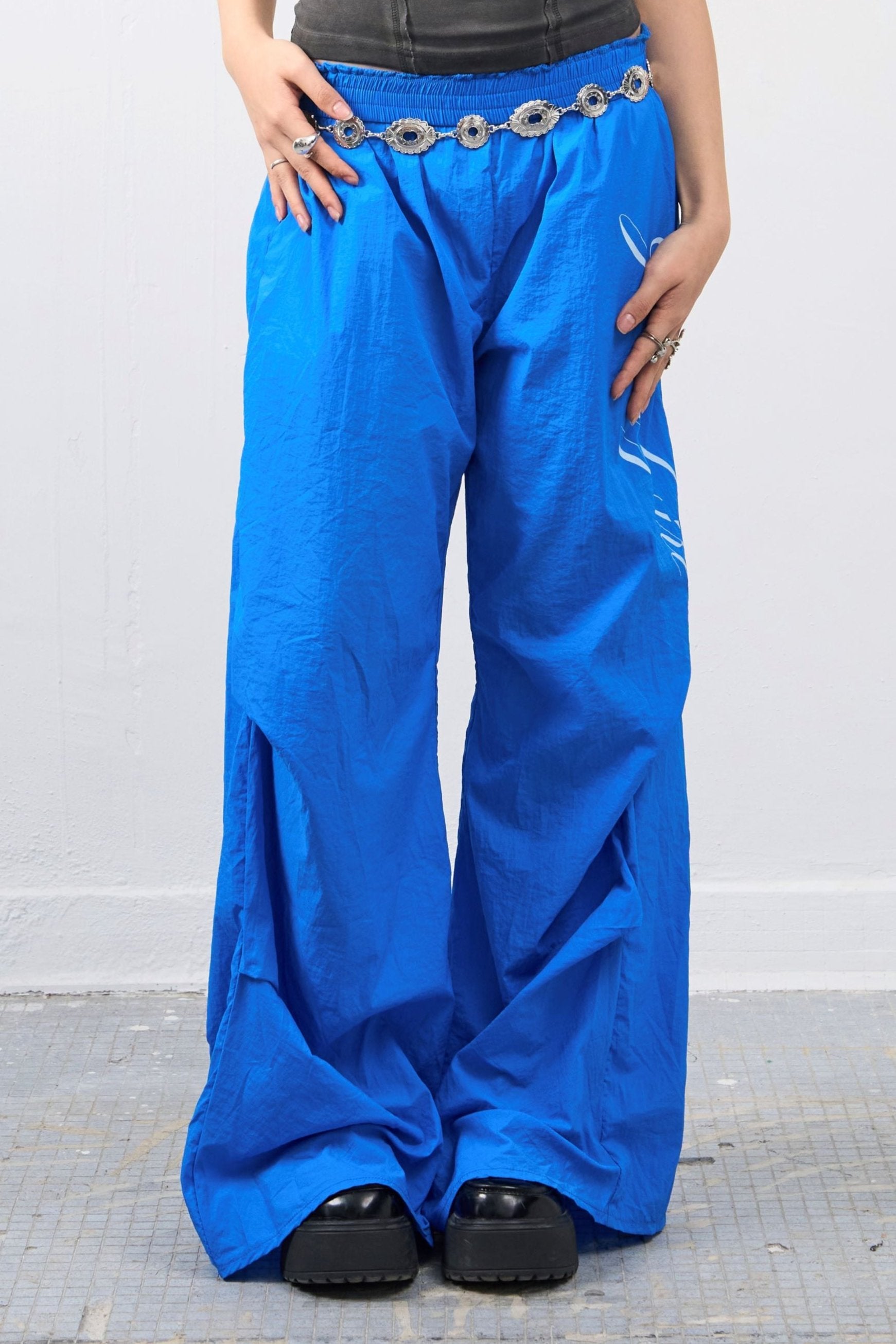 Girl'sGirl Luminous Blue Baggy Pants