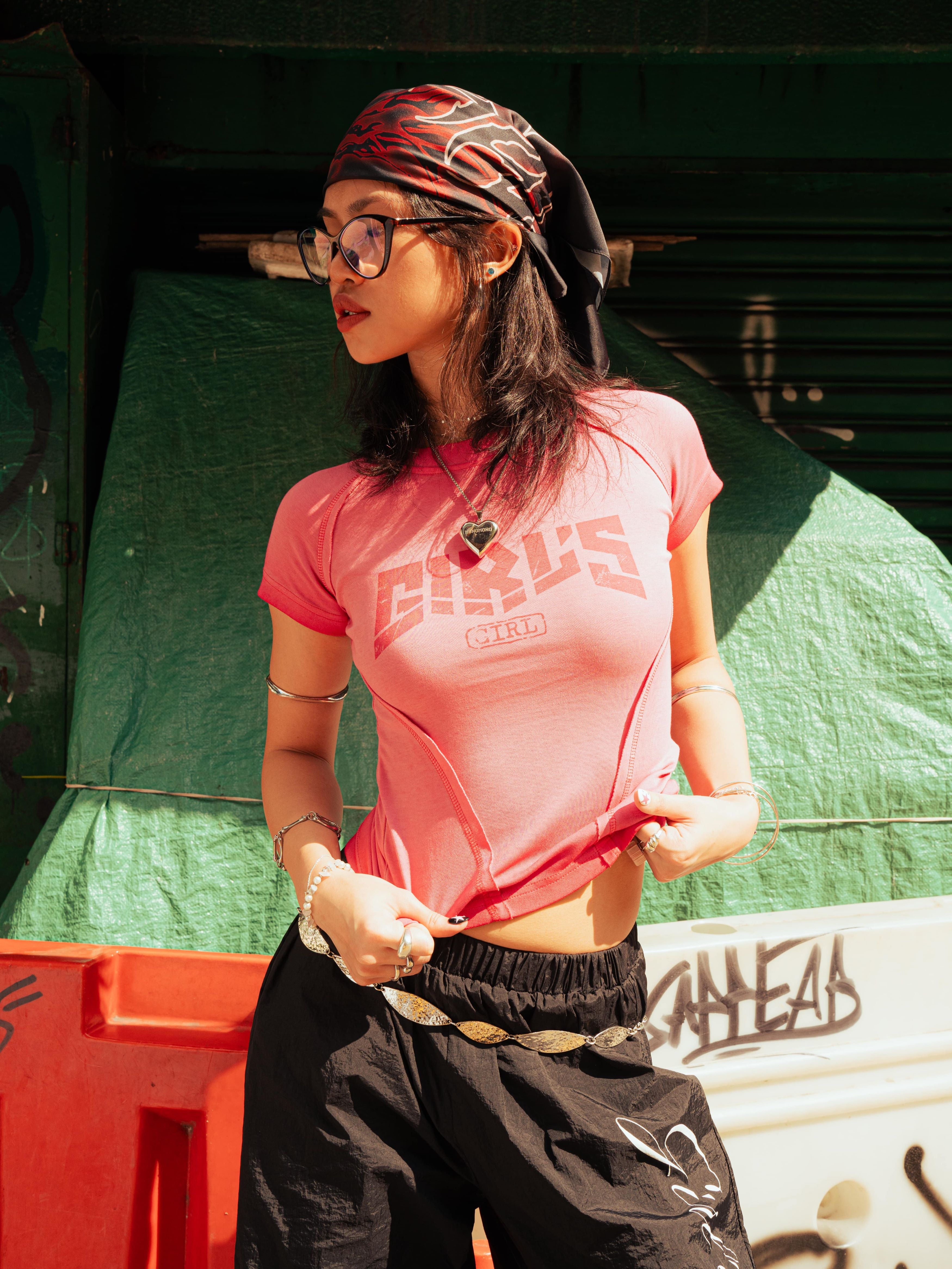 Girl'sGirl Hot Pink Basic Top