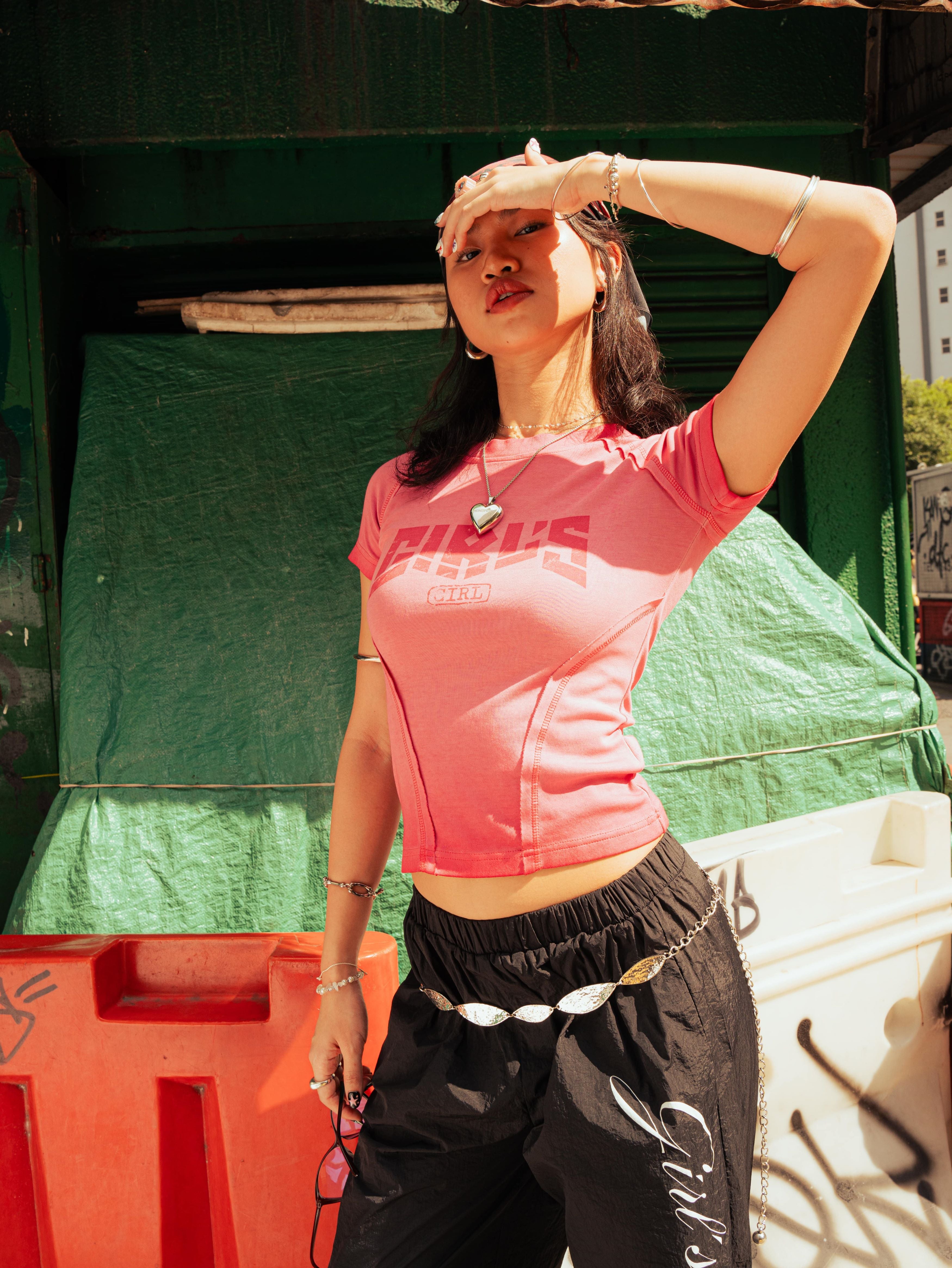 Girl'sGirl Hot Pink Basic Top