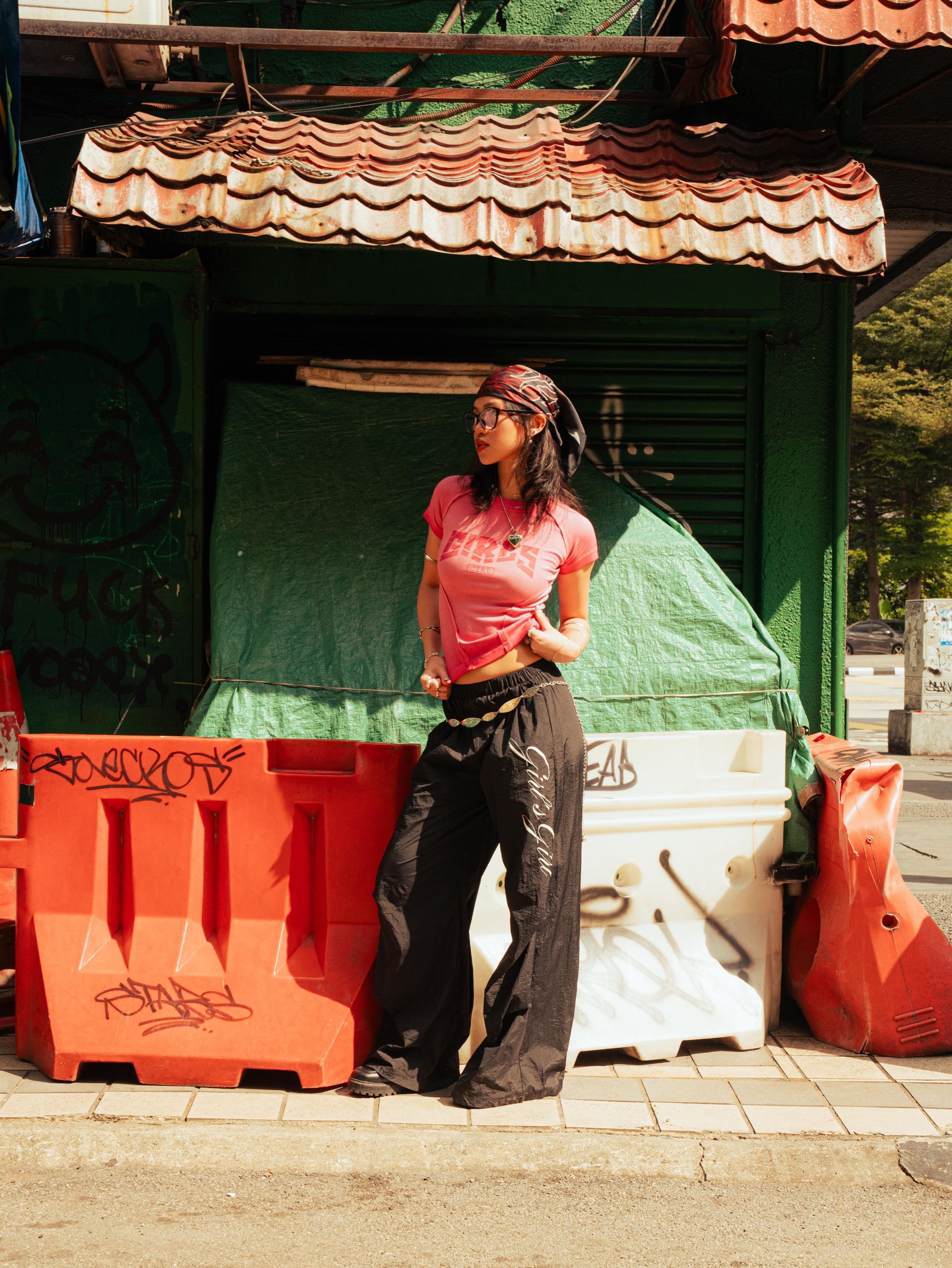 Girl'sGirl Classic Black Baggy pants