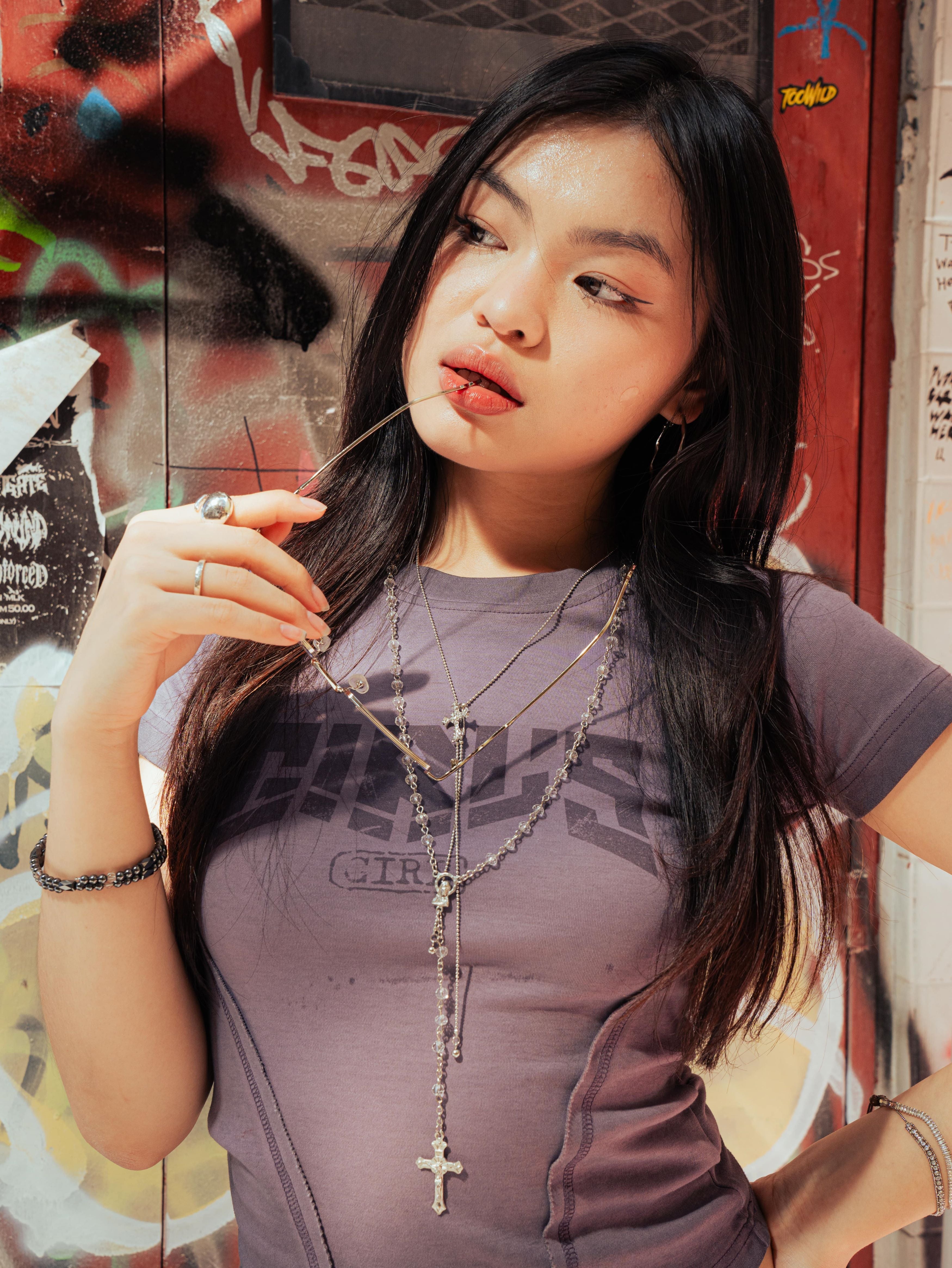 Girl'sGirl Deep Violet Basic Top
