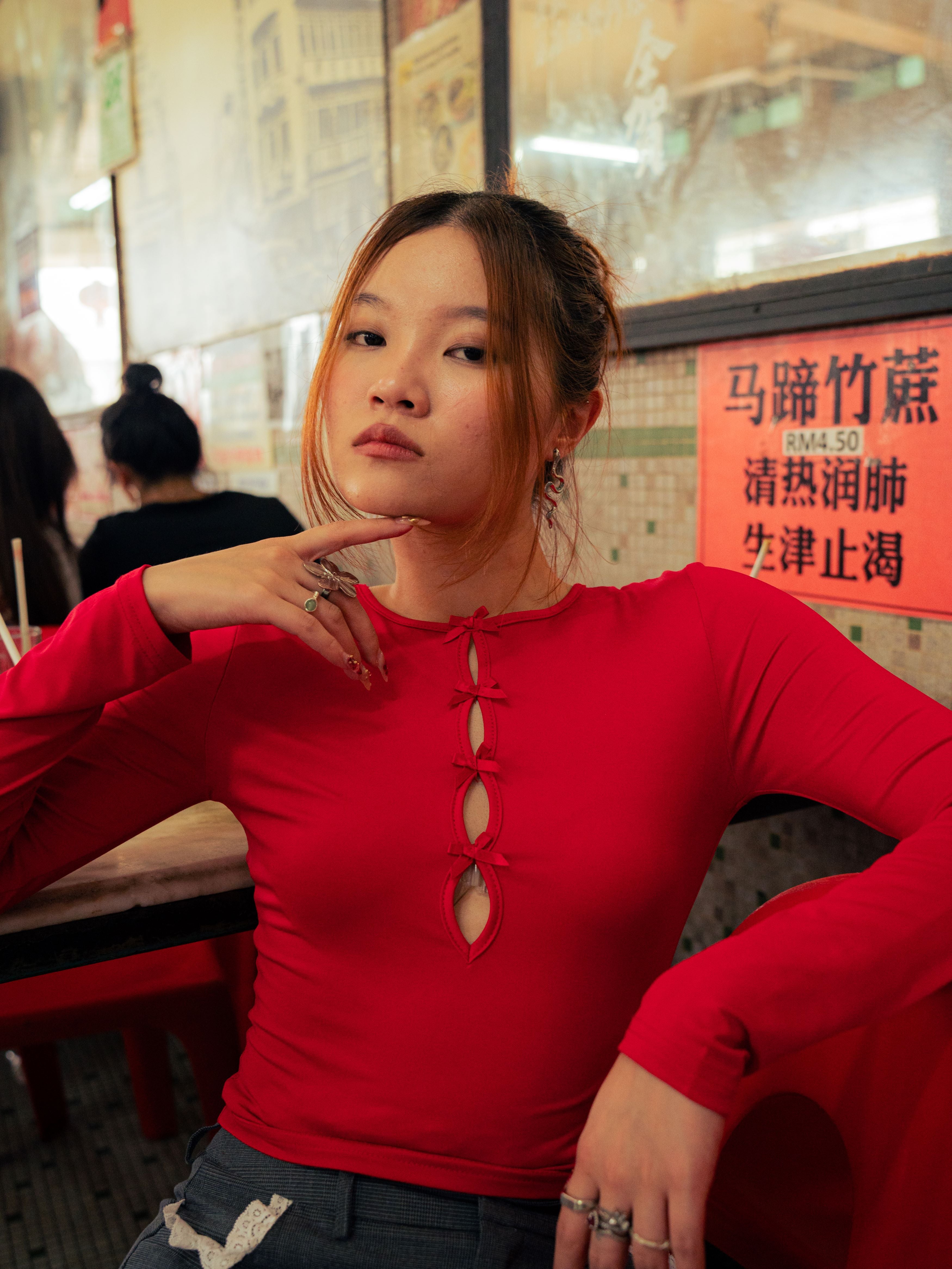 GG CNY Chinese Bow Style Long Sleeve