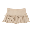GG Beige Mini Flared Skirt