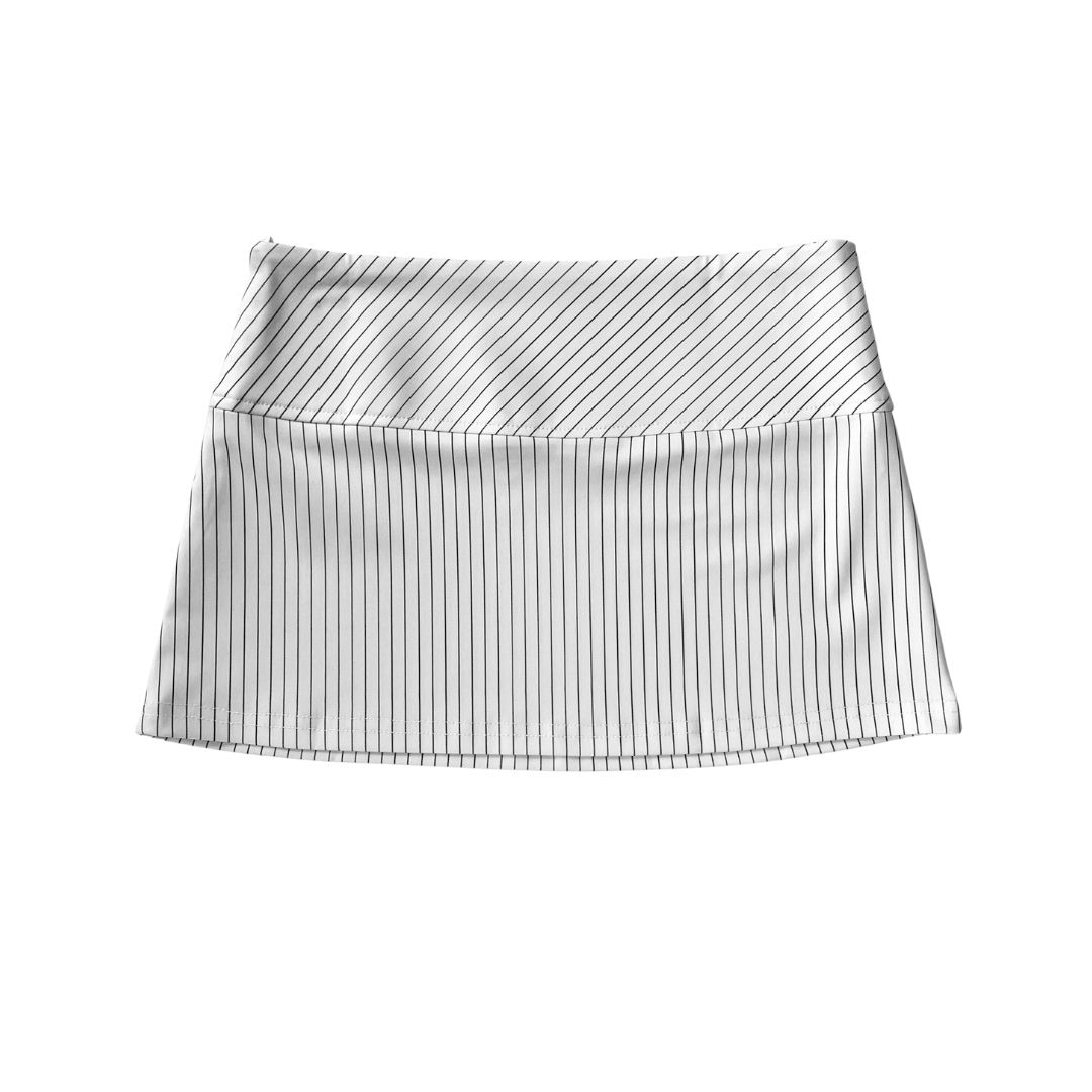 Girl'sGirl Striped Low-Waist Skirt