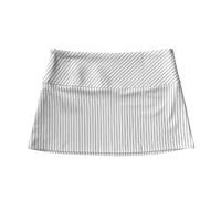 Girl'sGirl Striped Low-Waist Skirt