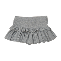 GG Grey Mini Flared Skirt
