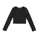 GG CNY Black Chinese Bow Style Long Sleeve