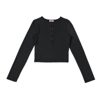 GG CNY Black Chinese Bow Style Long Sleeve