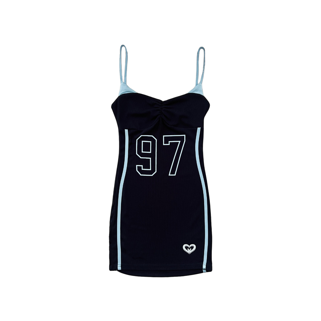 Girl'sGirl Navy Blue Bodycon Dress