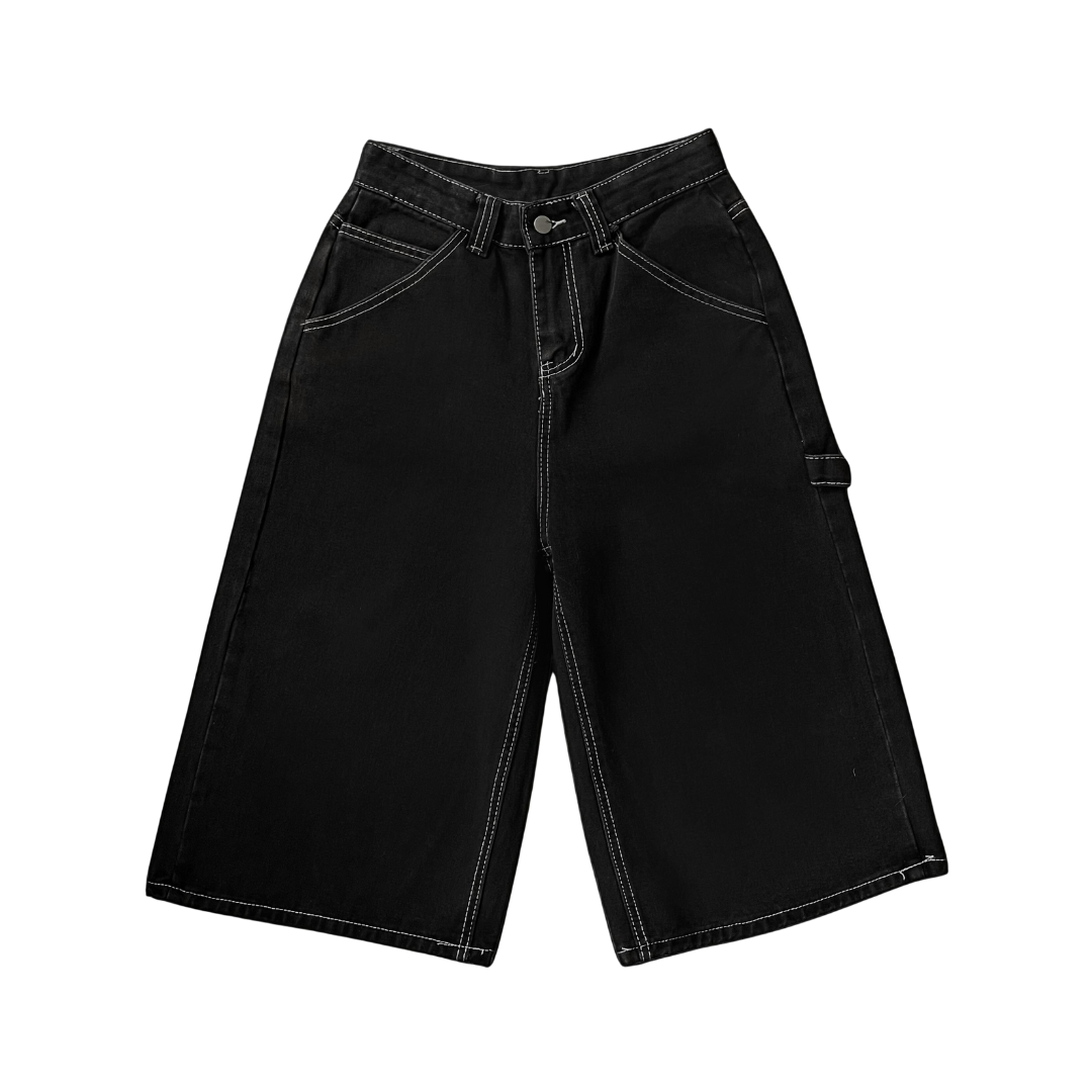 Girl'sGirl Charcoal Denim Jorts