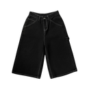 Girl'sGirl Charcoal Denim Jorts