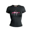 Girl'sGirl Black Slim Fit Top