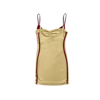 Girl'sGirl Apricot Khaki Bodycon Dress