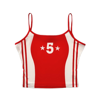 Girl'sGirl Red Striped Cami Top