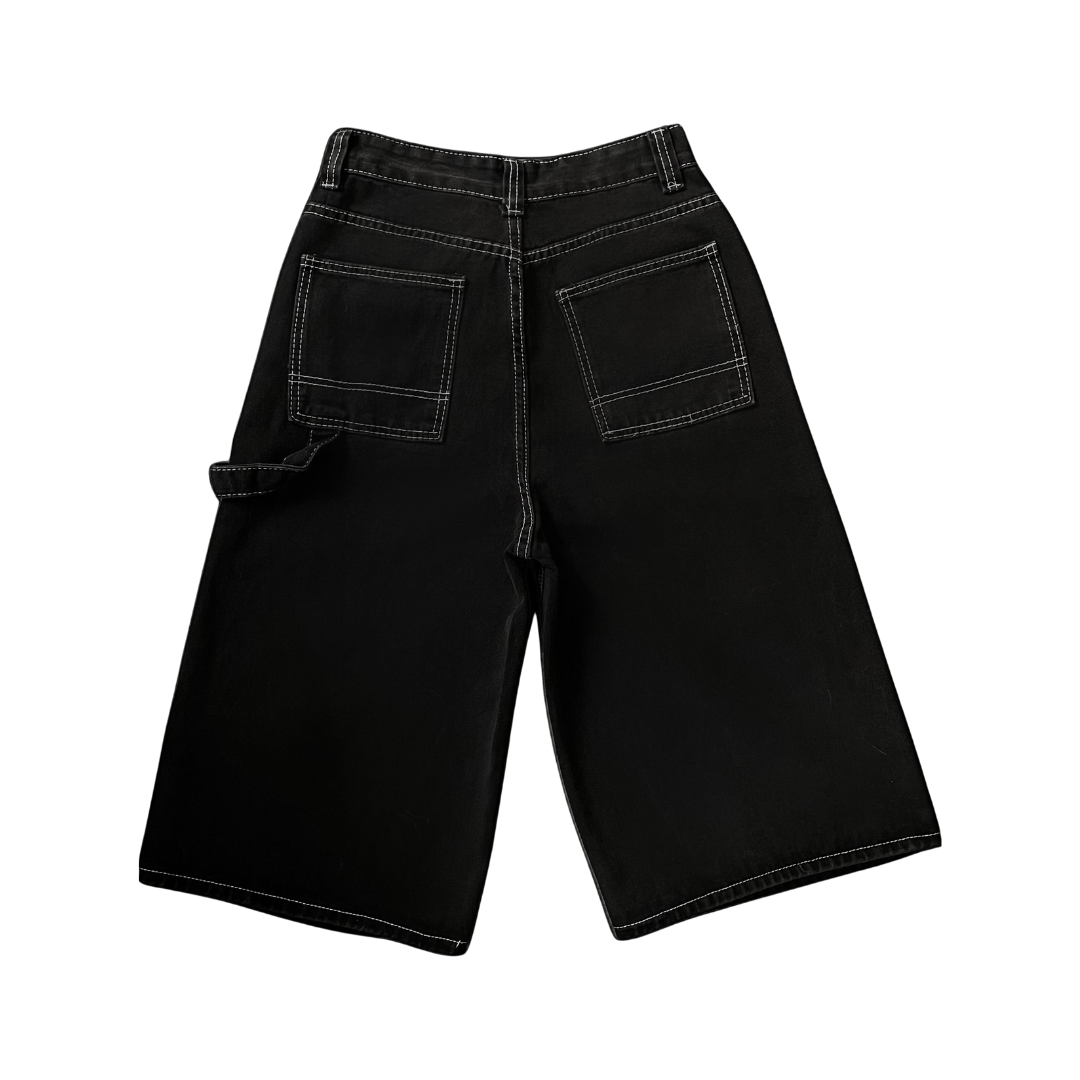 Girl'sGirl Charcoal Denim Jorts