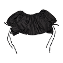 GG CNY Black Ruffle Mini Skirt