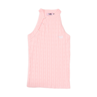 GG CNY Pink Mandarin Oriental Button Tank Top