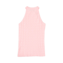 GG CNY Pink Mandarin Oriental Button Tank Top