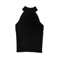GG CNY Black Bow Front Tank Top