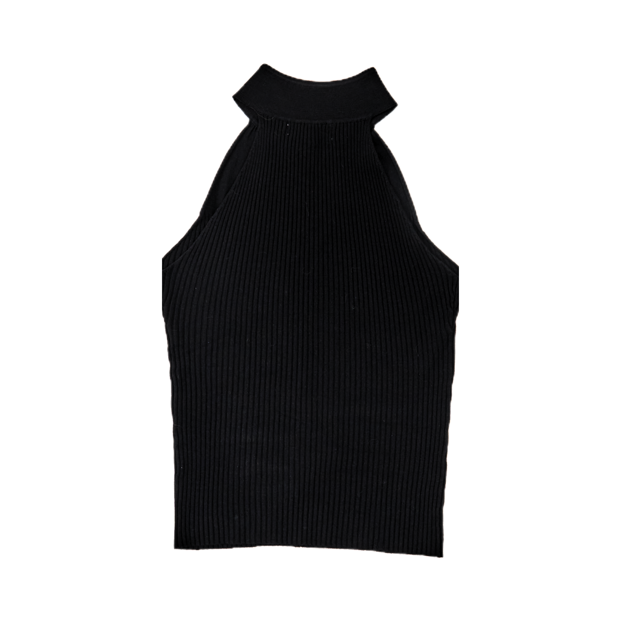 GG CNY Black Bow Front Tank Top