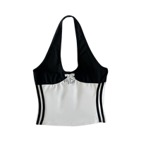 Girl'sGirl Round Neck Halter Top