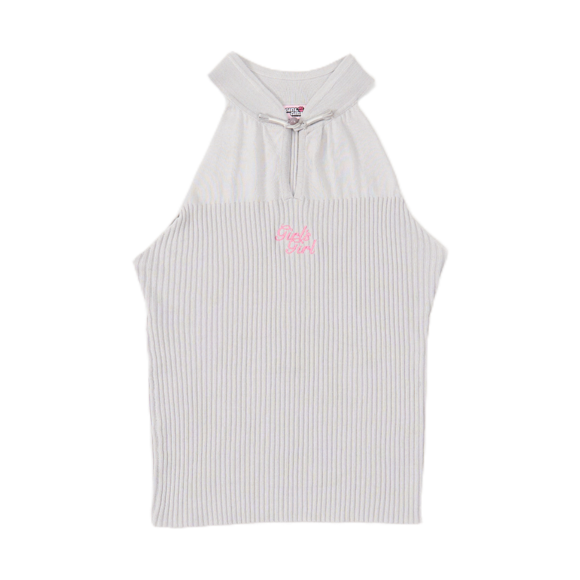 GG CNY Grey Bow Front Tank Top
