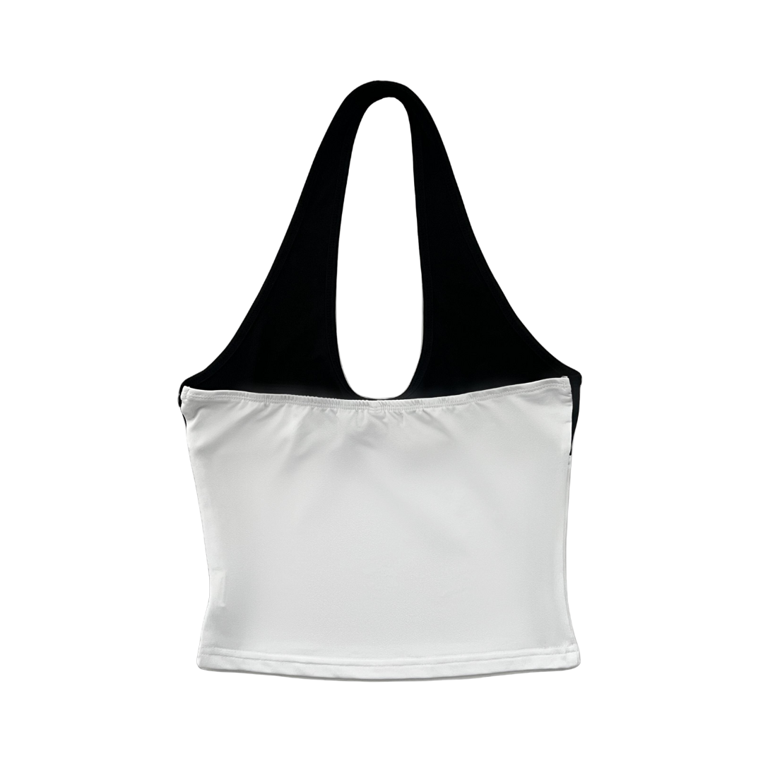 Girl'sGirl Round Neck Halter Top