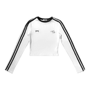 Girl'sGirl Striped White Long Sleeves