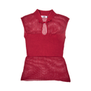 GG CNY Red Knitted Sleeveless Top