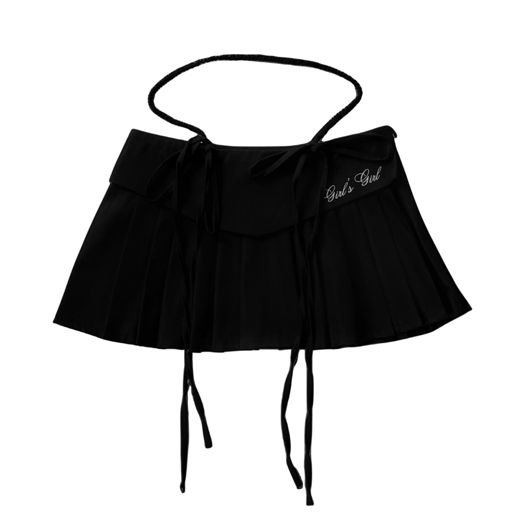 Girl'sGirl Rich Black Flare Skirt