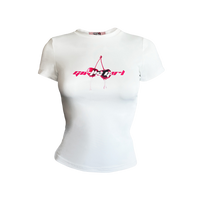 Girl'sGirl White Slim Fit Top