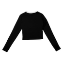 Girl'sGirl Striped Black Long Sleeves