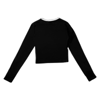 Girl'sGirl Striped Black Long Sleeves