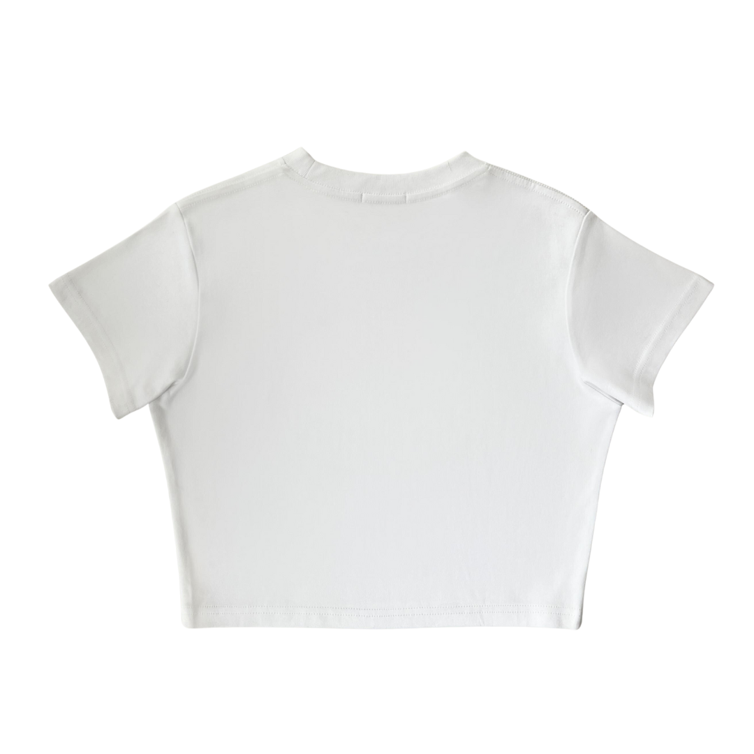 Girl'sGirl Doughnut White Crop Top