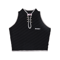 GG CNY Black Chinese Retro Crop Top