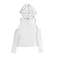 Girl'sGirl White Hooded Long Sleeve