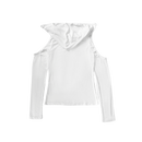 Girl'sGirl White Hooded Long Sleeve