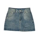 GG CNY Slim Fit Denim Mini Skirt
