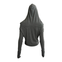 Girl'sGirl Hooded Off-Shoulder Top