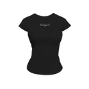 Girl'sGirl Charcoal Black Slimfit Short Sleeve Top