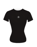 Girl'sGirl Black Basic Short Sleeve