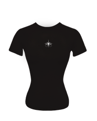 Girl'sGirl Black Basic Short Sleeve